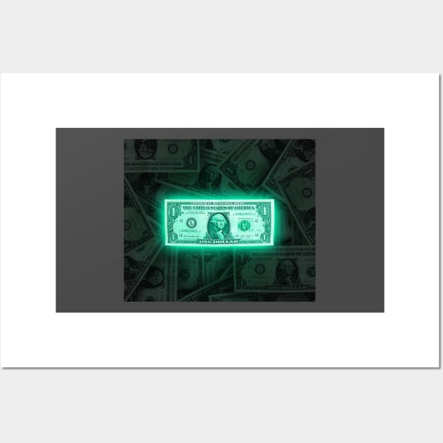 The start of a million dollars is a dollar Wall Art by daghlashassan